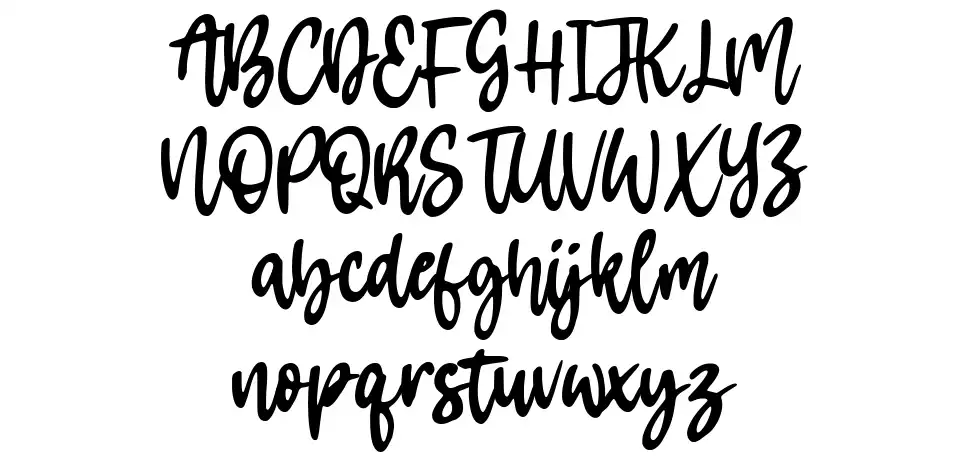Tropicale schriftart