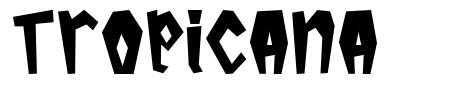 Tropicana шрифт