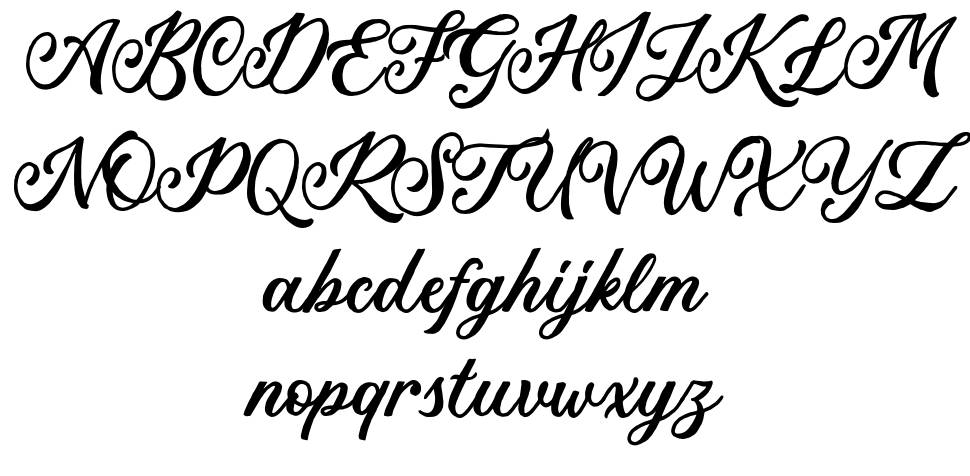 Troyline font Örnekler