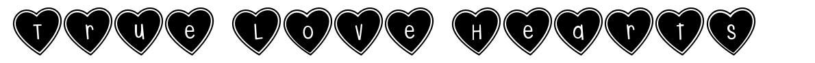 True Love Hearts font
