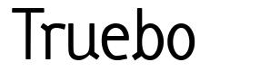 Truebo font