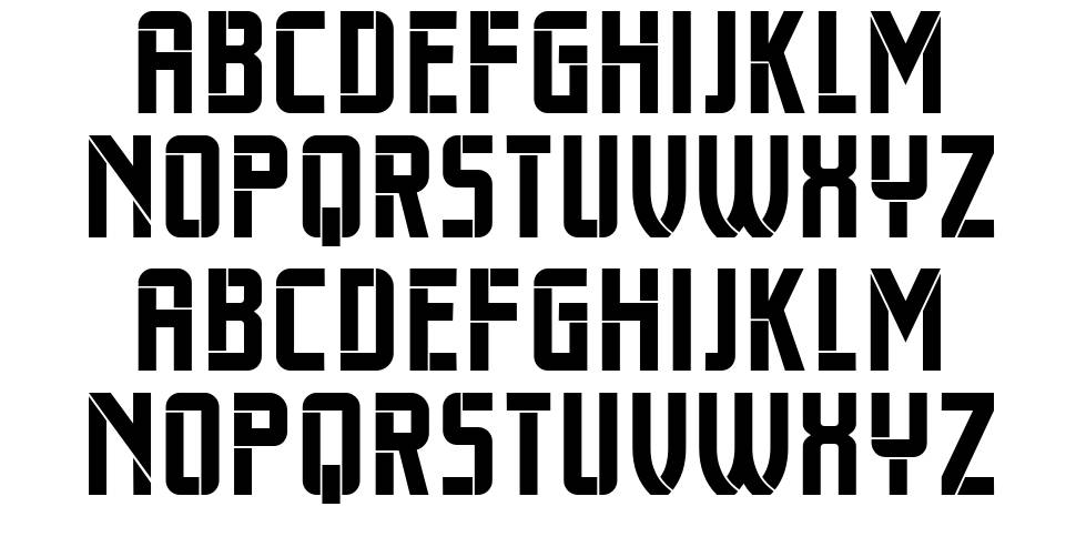 Trueborn font specimens