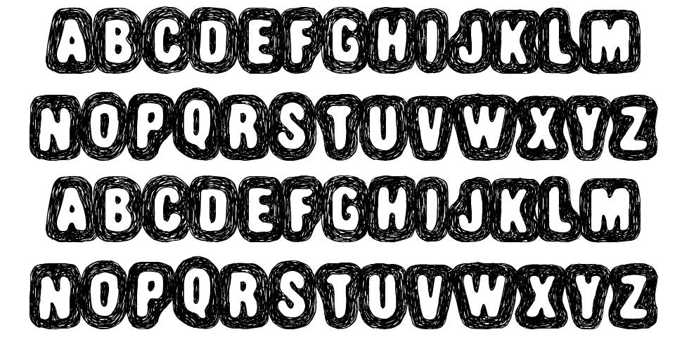 Truffle Shuffle フォント 標本