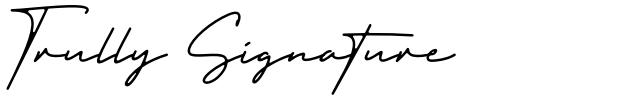 Trully Signature