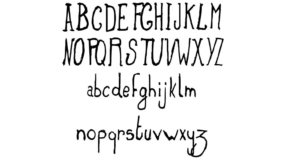 Truma 字形 标本