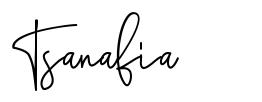 Tsanafia шрифт