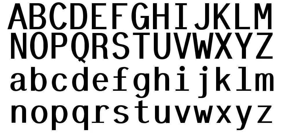 Tt-Kp font specimens