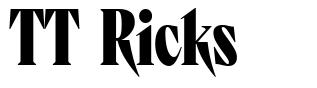 TT Ricks font