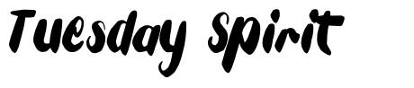 Tuesday Spirit шрифт
