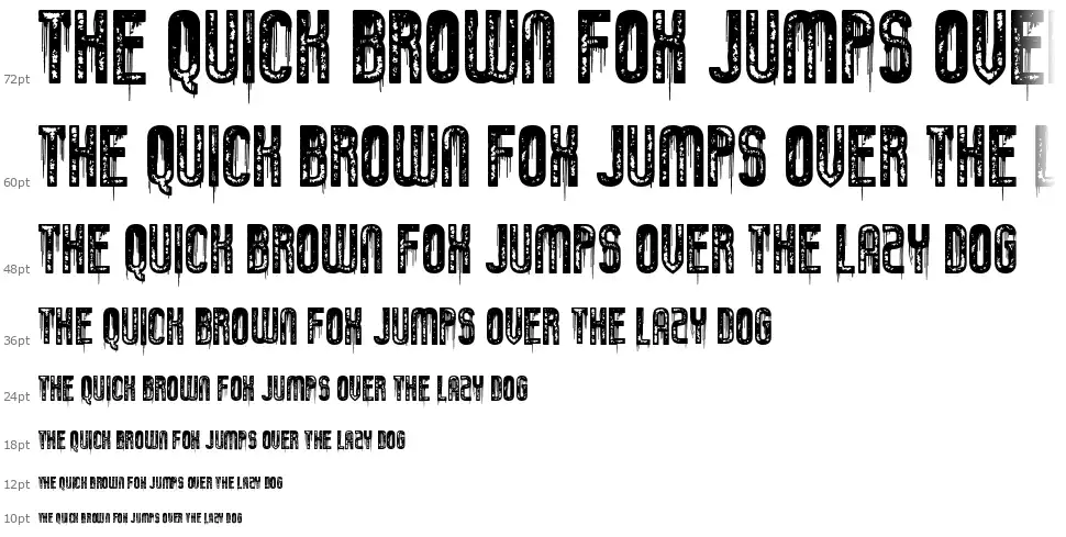 Tumbling Down font Waterfall