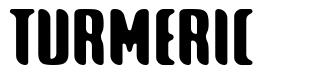 Turmeric шрифт