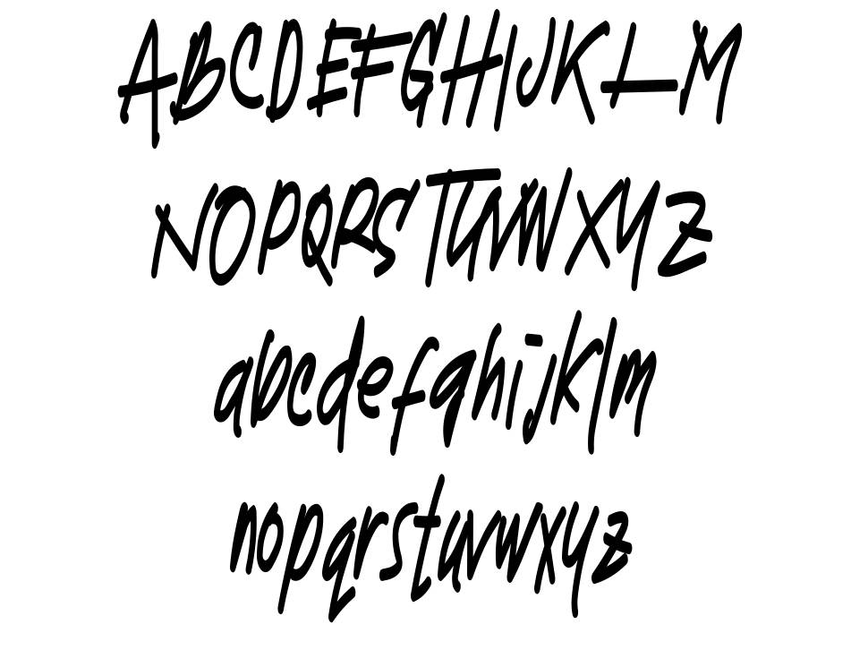 Turqoise 字形 标本