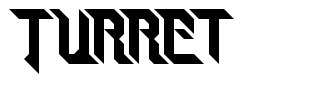 Turret шрифт