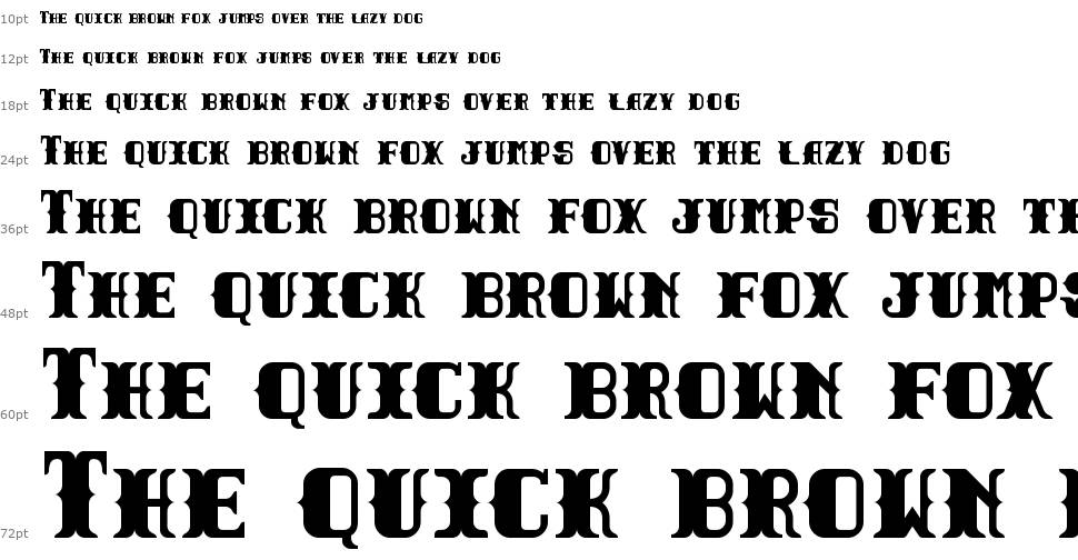 Tuscan Black font Şelale