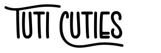 Tuti Cuties шрифт