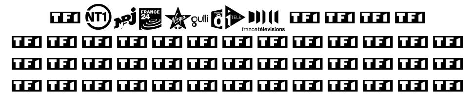 TV France 字形 标本