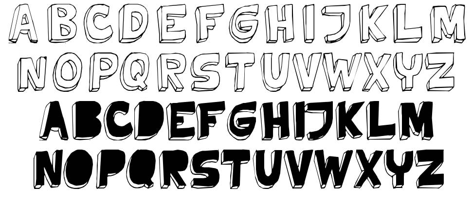 Tweedy Erc 01 font specimens