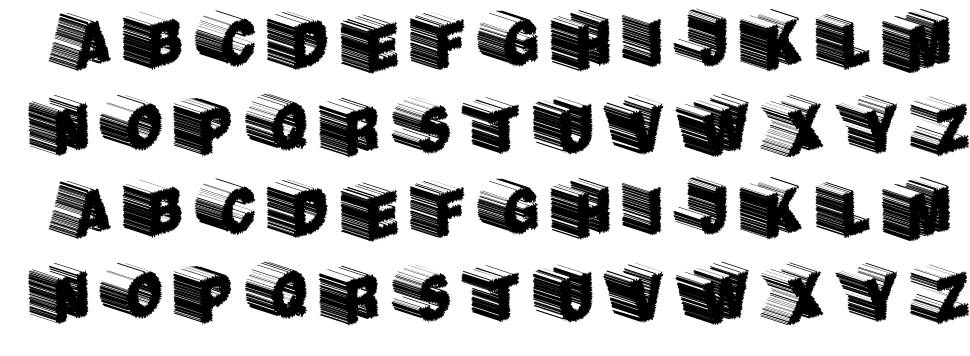 Twerk Fifty font specimens