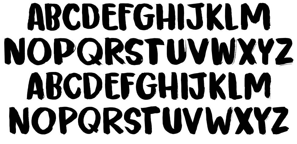 Twirrewyn font Örnekler