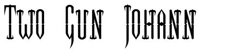 Two Gun Johann шрифт