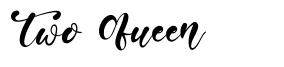 Two Queen font