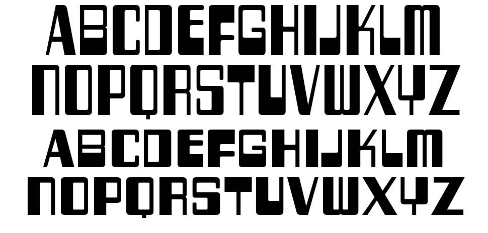 TwoFiftySixBytes-Regular font specimens