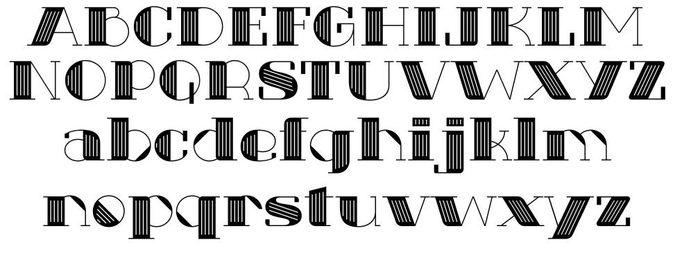 Txuleta Deco font Örnekler
