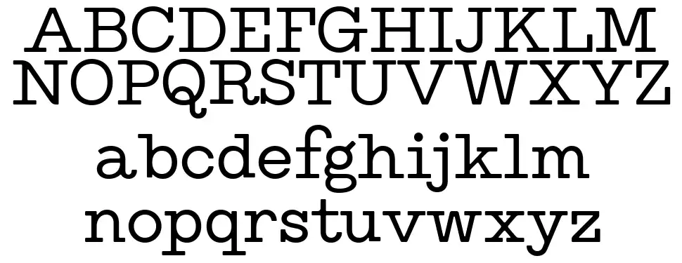 Type Machine font Örnekler