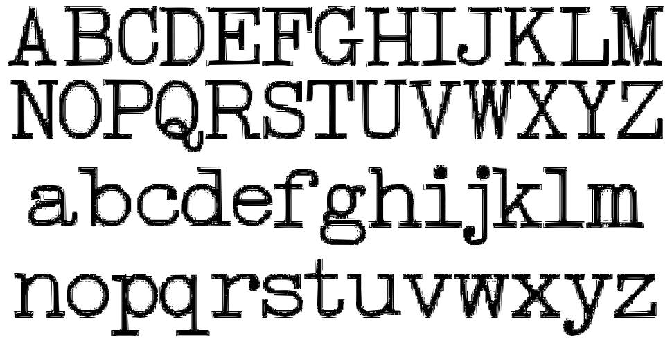 Type right! font specimens