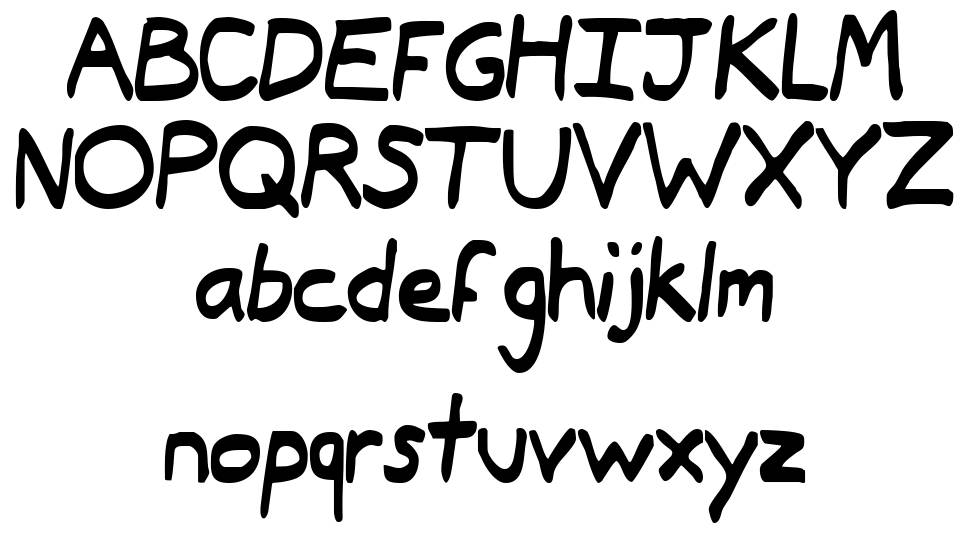 Typeecanoe 字形 标本