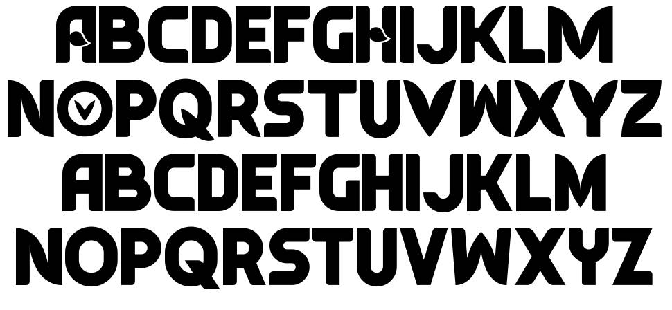 Typesauce 字形 标本