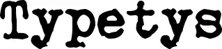 Typetys