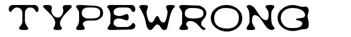 Typewrong шрифт