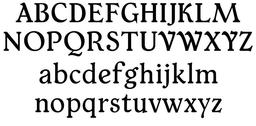 Typey McTypeface font Örnekler