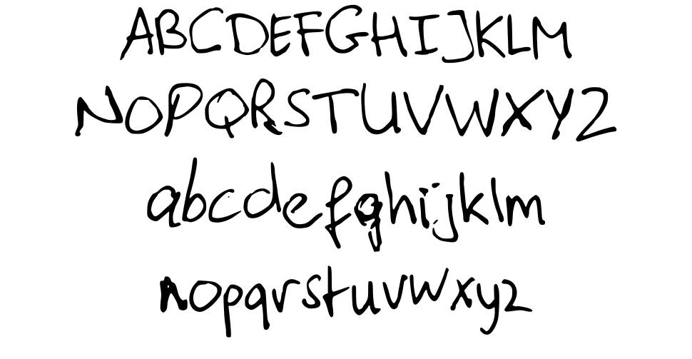 Typischvoornu 2014 font Örnekler