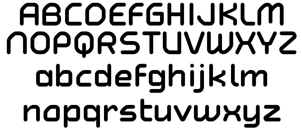 Typo Angular Rounded font specimens
