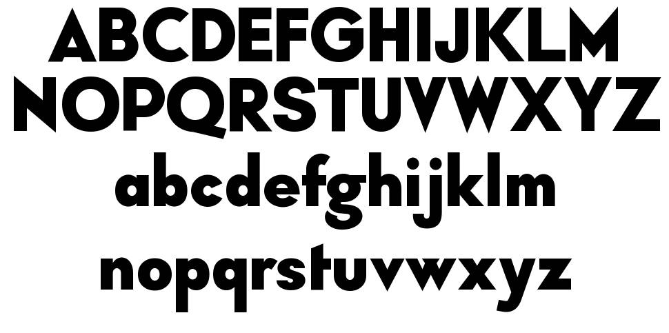 Typo Formal font specimens