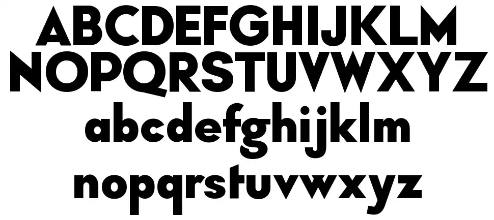 Typo Formal font specimens