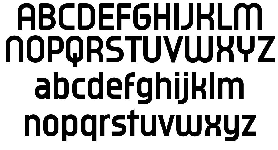 Typo Oval 字形 标本
