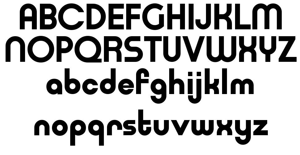 Typo Ring font specimens