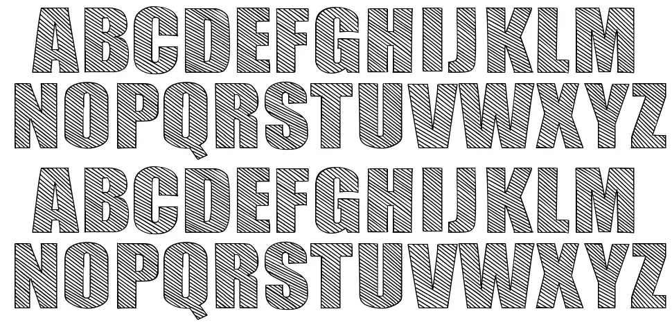 Typo Sketch font specimens