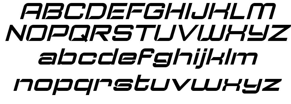 Typo Speed font specimens