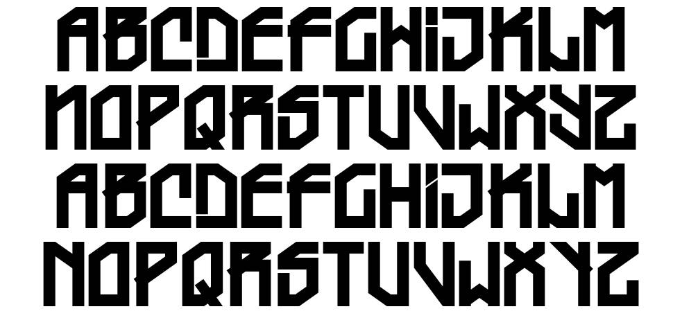 Typograff font specimens