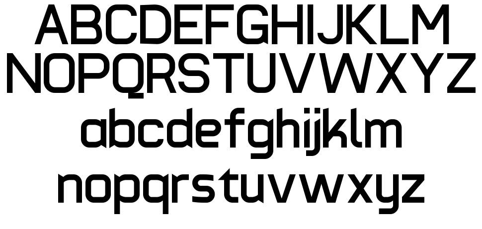 Typomoderno 字形 标本