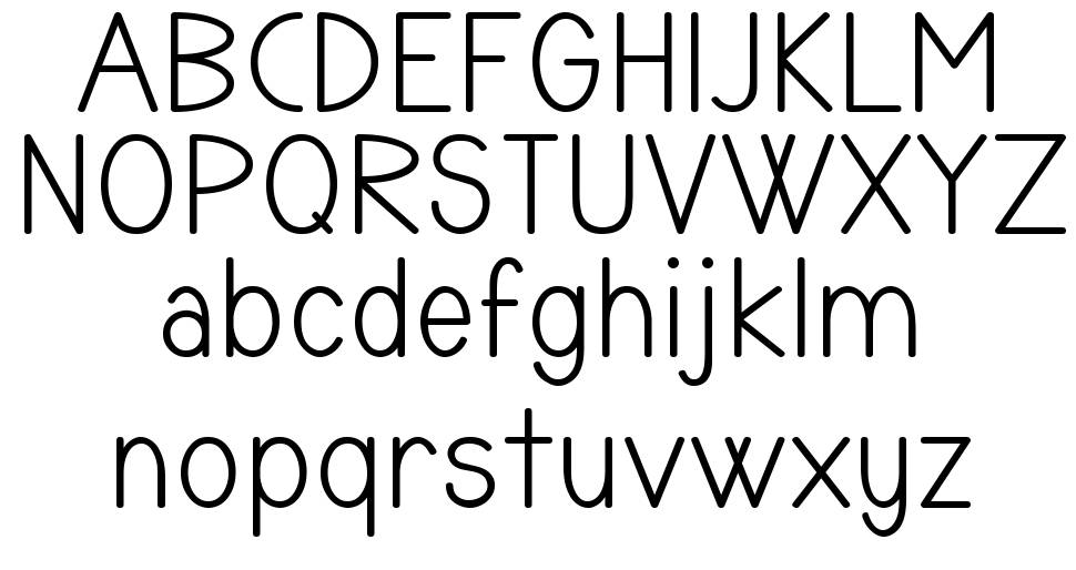 Typonome font Örnekler