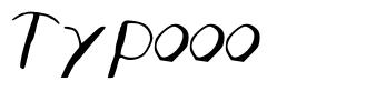 Typooo шрифт