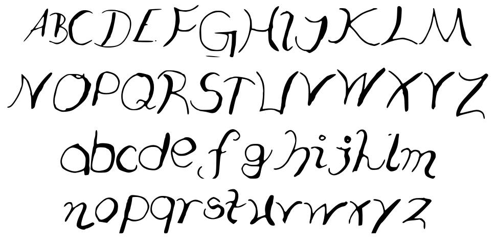 Typooo font specimens