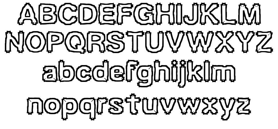 Ubiquity BRK フォント 標本