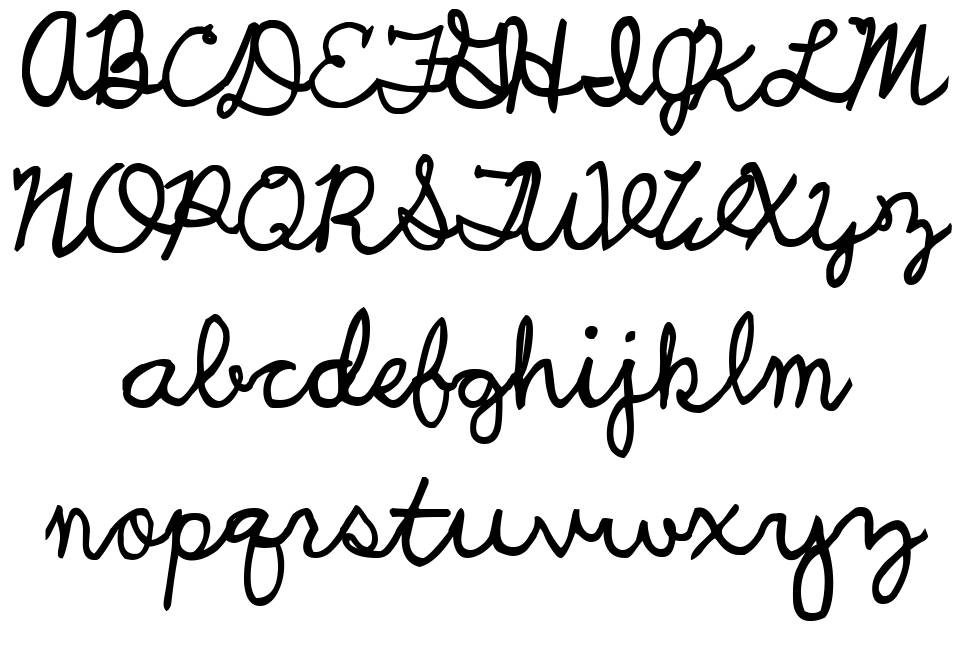 UCU Charles Script font Örnekler
