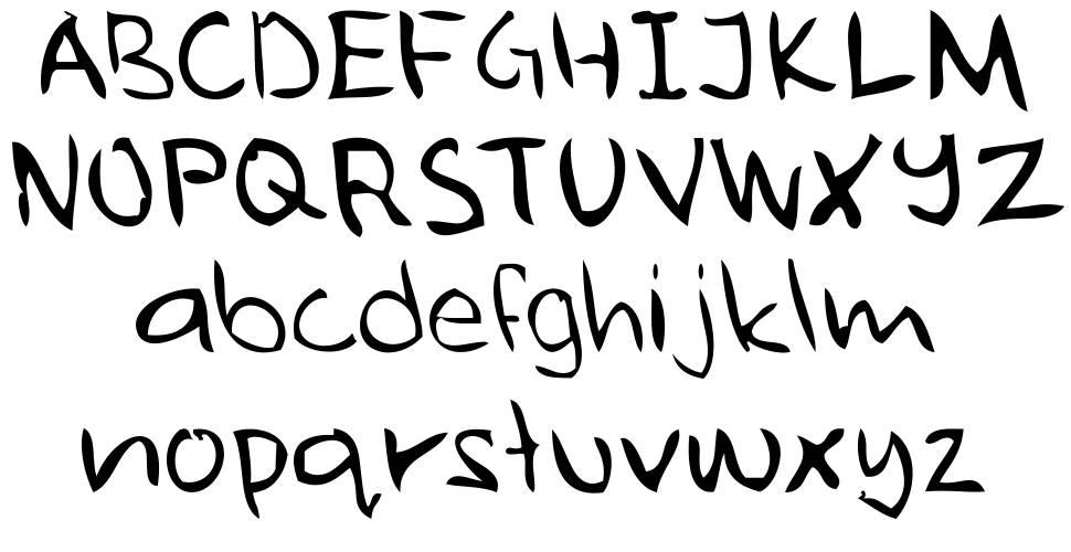 Ugly Hand Writing шрифт Спецификация